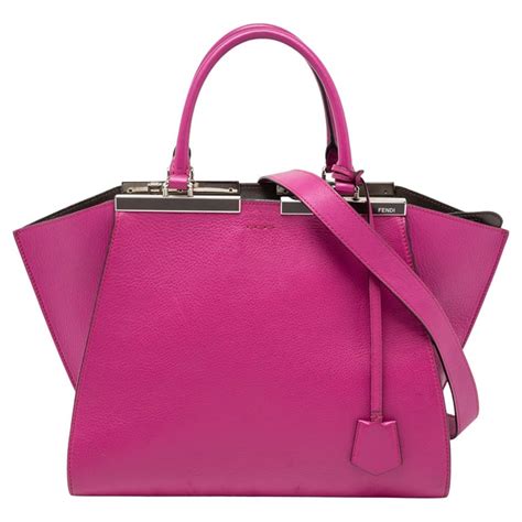 Fendi Pink Leather Medium 3Jours Tote 